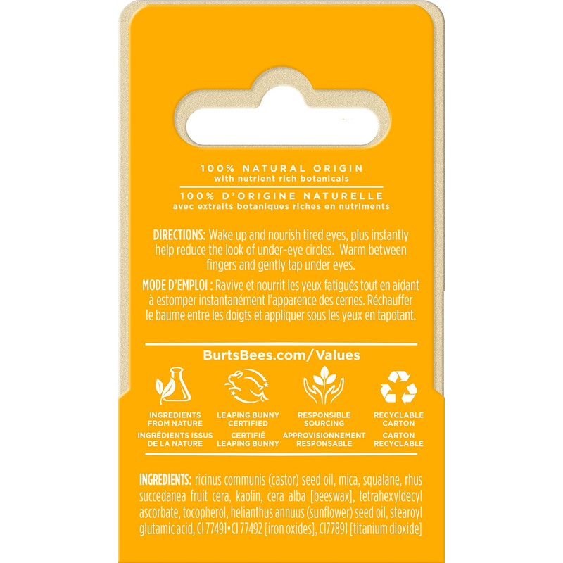 Burt's Bees Illuminating Eye Balm with Vitamin C, 100% Natural