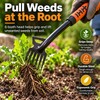 Long-Handled Manual Weeding Tool for Garden Care – Carbon Steel