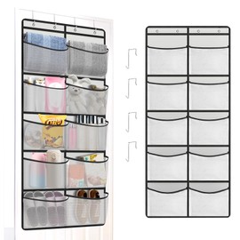 Yunyige Over the Door Organizer Storage,Back of Door Storage,Hanging Storages with 10 Pockets for Closet, Wardrobe, Bedroom, Bathroom