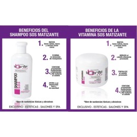 Kit Matizador Shampoo Y Mascarilla Sos La Bonte                                                                                                       