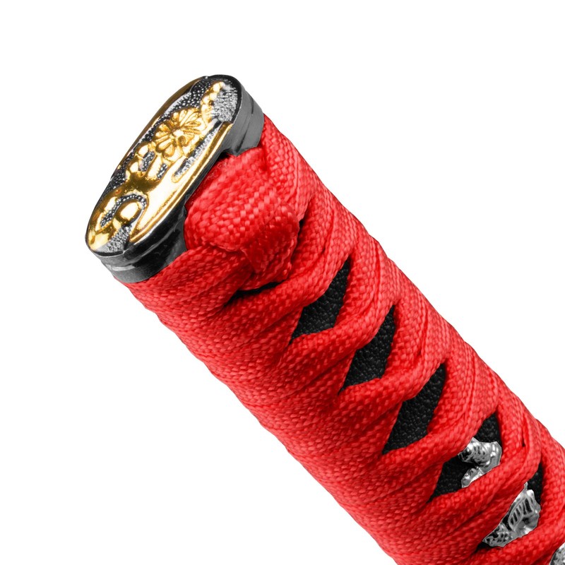 JDMBESTBOY Samurai Sword Red Black Shift Knob Shifter Alloy Katana