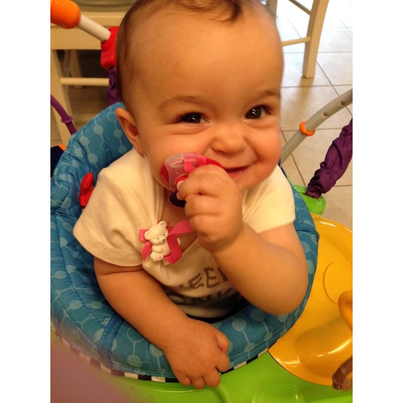 Baby Buddy Pacifier Clip Holder, Newborn Essential with Universal Fit