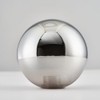 Wystco Elegant Smoke Grey Glass Globe Shade, 4.72" Diameter Frosted