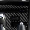 Console Trim Sticker Carbon Fiber CD Player Interior Accessories Fit