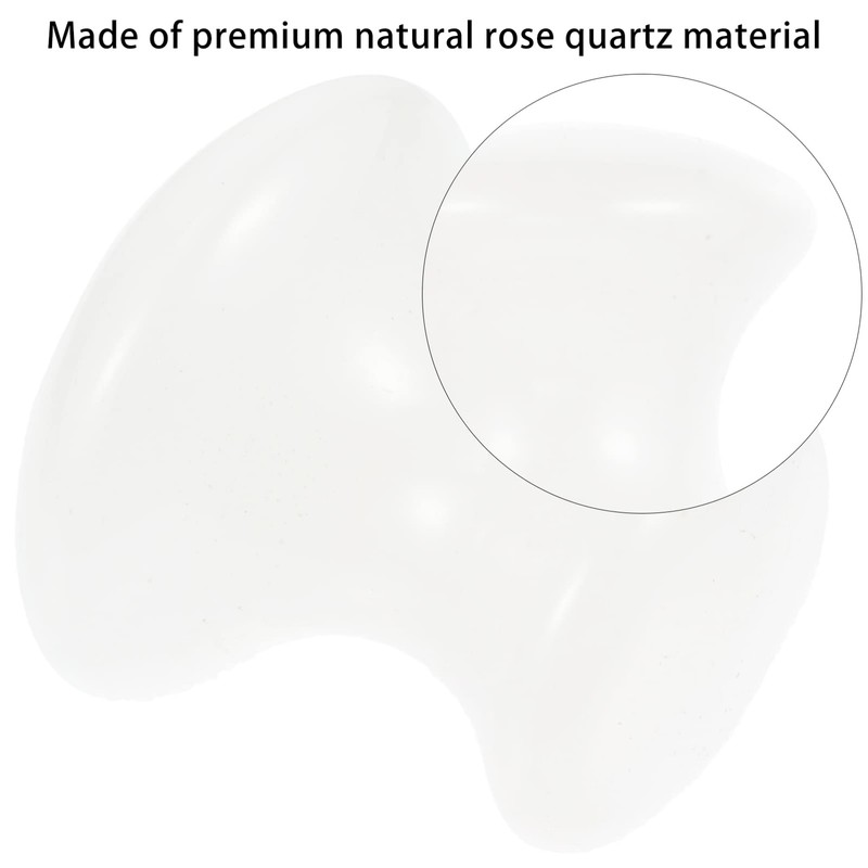 Artibetter Gua Sha Scraping Massage Stone Natural Mushroom Shape Rose