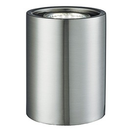 Small and Contemporary Satin Chrome LED Table/Floor Lamp Uplighter by Happy Homewares