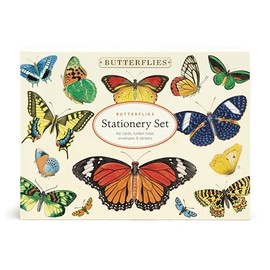 Cavallini Papers & Co. Juego de papelería de mariposas