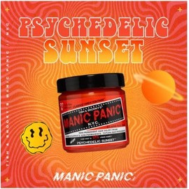 Manic Panic Hair Dye Classic Cream Color Psychedelic Sunset Orange Semi-Permanent Formula by Manic Panic BEAUTY