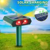 2025 Solar Nocturnal Animal Repeller Deer Repellent Outdoor with Red