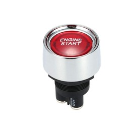 DC 12V 50A Red Light Engine Start Push Start Ignition Switch for Racing Sport Off ON Momentary Switches (Red)