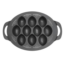 10 Holes Egg Poacher Insert Easy Release Portable Multifunctional Egg Steam Mould for Termomix Accessories