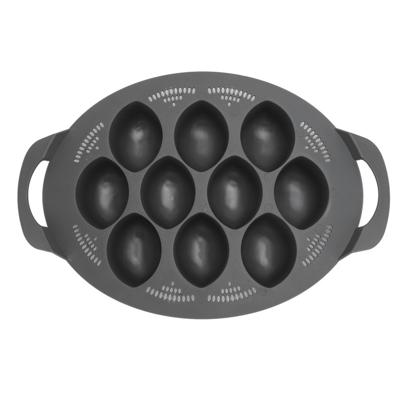 10 Holes Egg Poacher Insert Easy Release Portable Multifunctional Egg