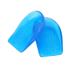 Heel Cups Heel Cup Supination Insoles Heel Wedge Overpronation Insoles Knock Knee Correction Heel Wedge Inserts Lateral Silicone Gel Foot Heel Cup Posture Corrective Heel Cups - Large[L]