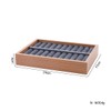 Vellure Jewelry Organizer Drawer – Wooden Velvet Tray for Bracelets