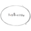2 Meters Steel Brake Cable with 9pcs Repair Nipples Accessories