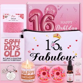 16th Birthday Gifts Girls,16th Birthday Pamper Gifts For Her,16 Year Old Birthday Gifts for Daughter Sister Friend Granddaughter Niece,16th Relaxation Spa Birthday Presents Christmas Gifts For Girls