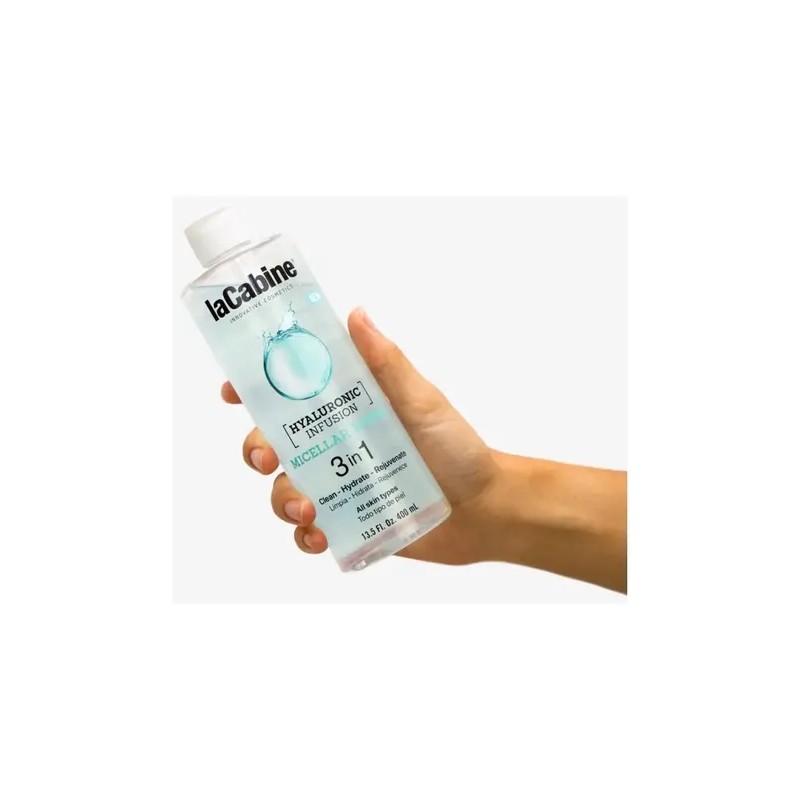 Agua Micelar Hidratante y Rejuvenecedora 3 en 1 LaCabine 400ml