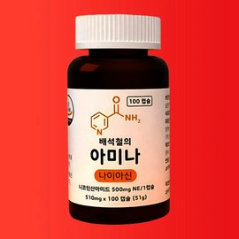 Vitamin B3 Baeseokcheol Amina Niacin 500mg 100 capsules 1 unit / 비타민B3 배석철의 아미나 나이아신 500mg 100캡슐 1개