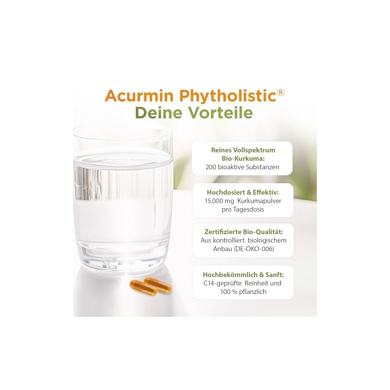 Organic Turmeric Capsules – 40 times Organic Availability without Pepper