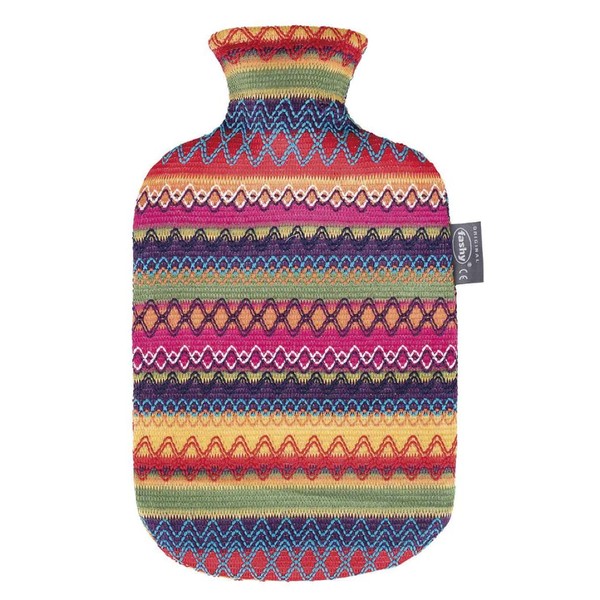 Fashy 2 L Peru-Design Cover Hot Water Bottle