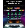 Aolawco Devil Eyes Light for Cars, 10 x 35 cm