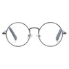 EYE ZOOM Metal Frame Round Reading Glasses with Spring Hinge