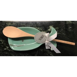 Two's Company 51282 Whale Spoon Rest with Spoon, Aqua