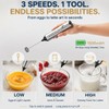 NWUNJ Rechargeable Milk Frother Handheld with Stand, 3-Speed