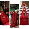 6 Pack Red Cheesecloth Table Runner, 10Ft Boho Gauze Table