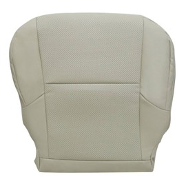 Priprilod Tan Perforated Leather Passenger Side Bottom Replacement Seat Cover & Top Lean Back Compatible with Lexus GX460 2010 2011 2012 2013 2014 2015 2016 2017