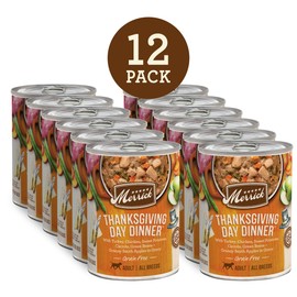 Merrick Grain Free Wet Dog Food Thanksgiving Day Dinner - (12) 12.7 oz. Cans (Special Occassions / Seasonal)