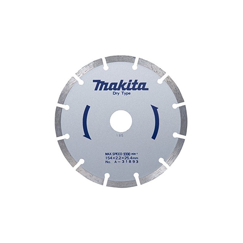 Makita A-31893 Diamond Wheel, Outer Diameter 6.1 inches (154 mm),