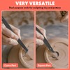 Stainless Steel Pottery Trimming Tools for Clay and Ceramic Trim,