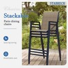 Stabrech Outdoor Bar Stools Set of 2, 44'' Patio Bar