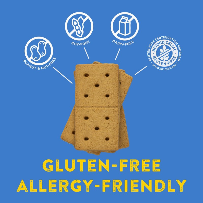 Kinnikinnick - S'moreables Graham Style Crackers - Gluten Free, Allergy
