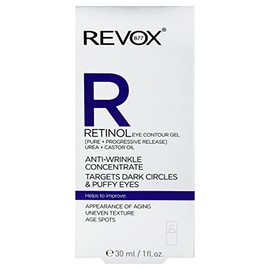 REVOX B77 - Retinol Eye Contour Gel Anti-Wrinkle Concentrate, 30 ml, Contorno Ojos Retinol, Reduce Líneas de Expresión y Arrugas, Suaviza la Textura, 