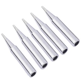 5Pcs Soldering Iron Tips, 900M Solder Tip Replacement, Solder Welding Replacement Tip Kit Use for Hakko, Radio Shack Solder Station etc (5PCS 900M-T-1.2D)