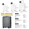 Tolino Expandable(only 28") Luggage with Spinner Wheels,Suitcases PC+ABS Hard Shell