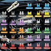 Oruiiju 180Pcs Blade Fuse Assortment Kit, Standard Mini Micro Automotive