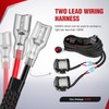 Nilight Wiring Harness Kit Nylon 16 AWG 2 Leads 12