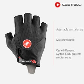 CASTELLI 4519028 ARENBERG GEL 2 GLOVE Unisex Gloves Black White M