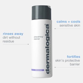 Dermalogica Ultracalming Cleanser (16.9 Fl Oz) Gentle Non-Foaming Face Wash for Sensitive Skin - No Artificial Fragrances or Colors