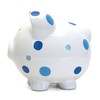 Child to Cherish Ceramic Polka Dot Piggy Bank for Boys,
