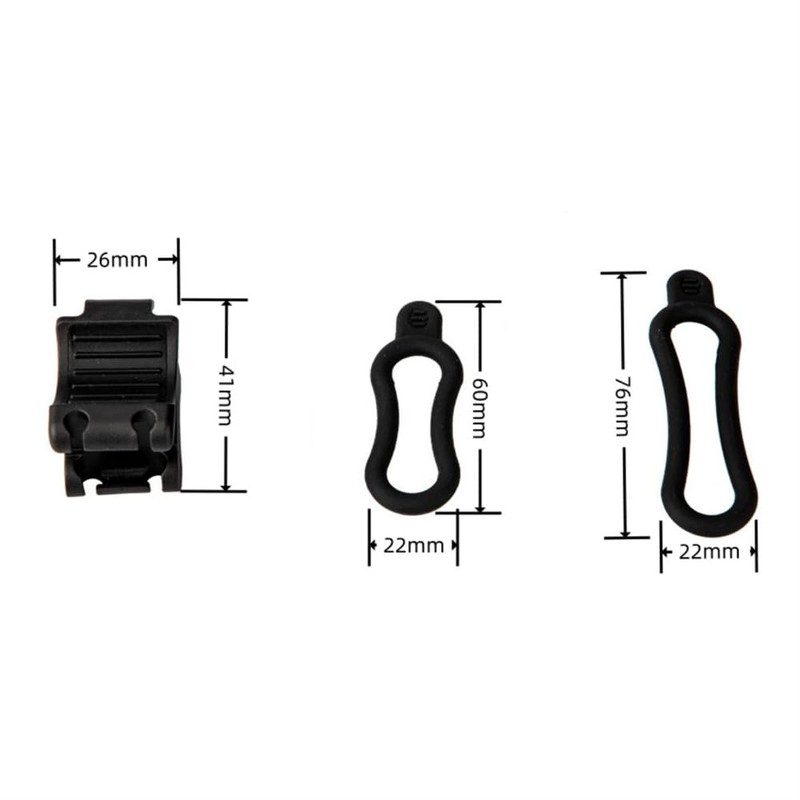 Universal Flashlight Bike Mount for Flashlight (Bike Lighting Mount Accessories)