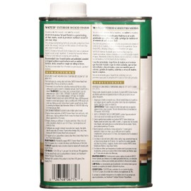 RUST-OLEUM WATCO 67741 Exterior Wood Finish, 1 Quart