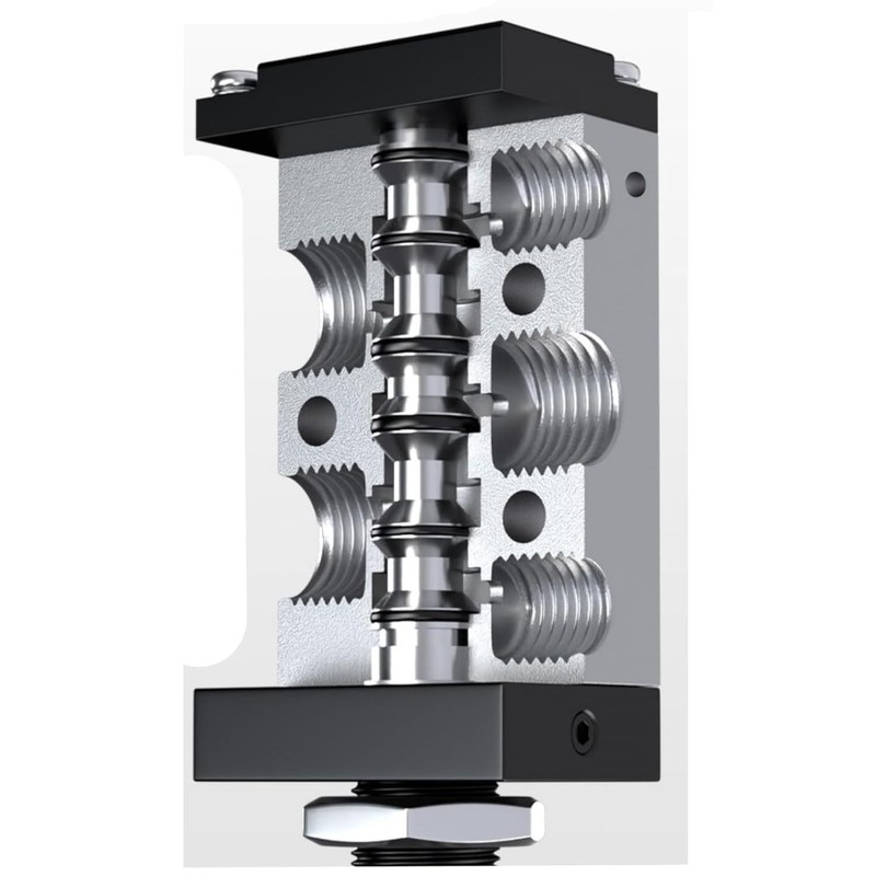 Wryxia Air Valve Push-Pull 4 Way 2 Position Manual Dump