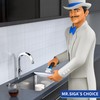 MR.SIGA Soap Dispensing Dish Brush, Kitchen Brush for Pot Pan