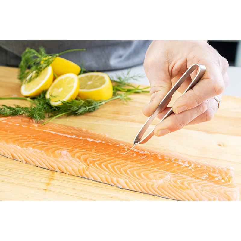 KitchenCraft Fish Tweezers, No Bones, Stainless Steel and Easy to