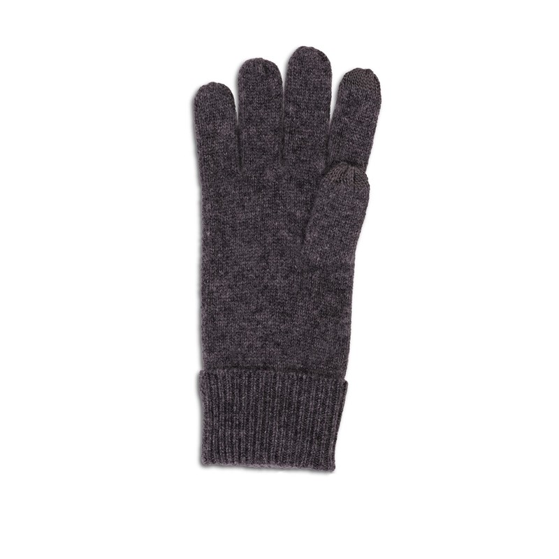 CASH-MERE.CH Elegant 100% Cashmere Gloves with Pattern, Touchscreen Suitable for