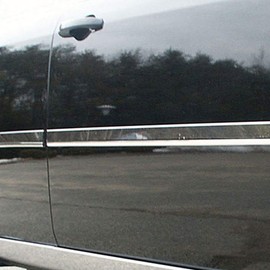 Brighter Design 4p Chrome 1 7/16' Side Molding Insert fit for Chrysler 300 2005-2010